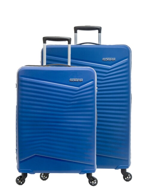 AMERICAN TOURISTER JETDRIVER 2.0 Zestaw 2 wózków: średni i duży GRANATOWY - Zestaw wózków