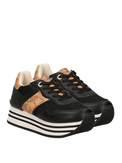 ALVIERO MARTINI PRIMA CLASSE GEO JR Trampki na platformie czarny/gebei - Buty damskie