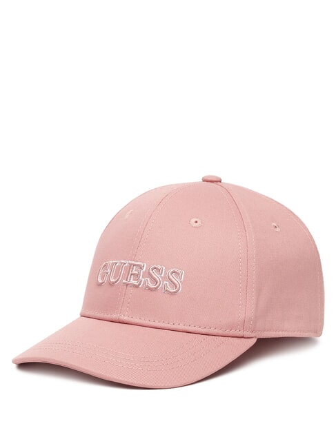 GUESS LOGO Czapka baseballowa RÓŻA - Włosy