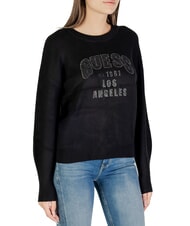 GUESS LEIGHTON LOGO Sweter z okrągłym dekoltem - Koszulki damskie