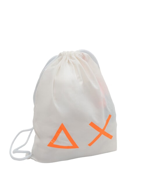 SUN68 SHOE BAG Worek na buty biały/pomarańczowy fluorescencyjny - Akcesoria podróżne