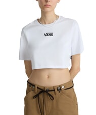 VANS FLYING V Koszulka z kr&oacute;tkim topem i logo - Koszulki i topy damskie