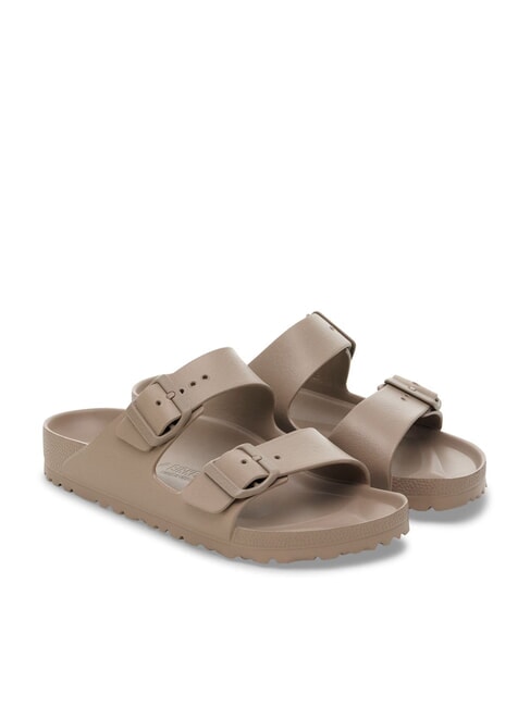 BIRKENSTOCK ARIZONA EVA Sandały z dwiema klamrami szary taupe - Buty damskie