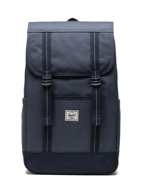 HERSCHEL RETREAT Plecak na laptopa 15,6" niebieskie cienie/po północy - Plecaki szkolne i rekreacyjne