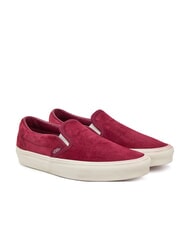 VANS CLASSIC Sk&oacute;rzane trampki typu slip-on rododendron - Buty uniseks - 1