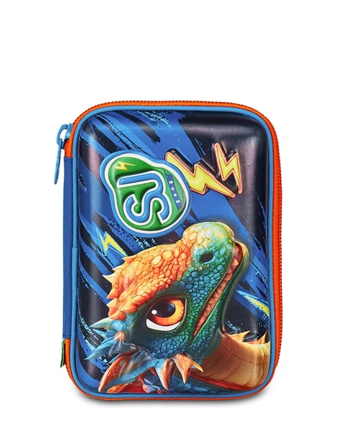 SJGANG DRAGON GLIDE Piórnik z zestawem szkolnym pomarańczowy - Piórniki i akcesoria