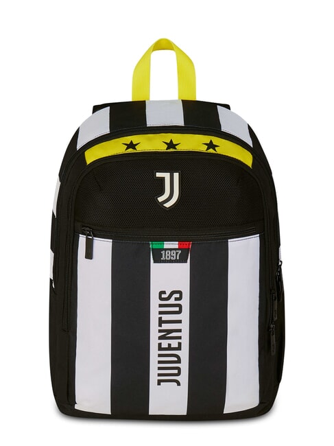 JUVENTUS MAGIC GOAL Rozszerzalny plecak PASKI CZARNO-BIAŁE - Plecaki szkolne i rekreacyjne