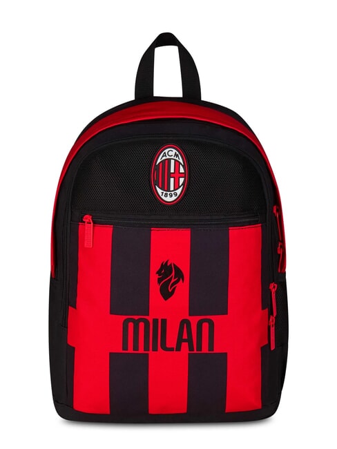 MILAN KICK AND SCORE Rozszerzalny plecak Czarny - Plecaki szkolne i rekreacyjne