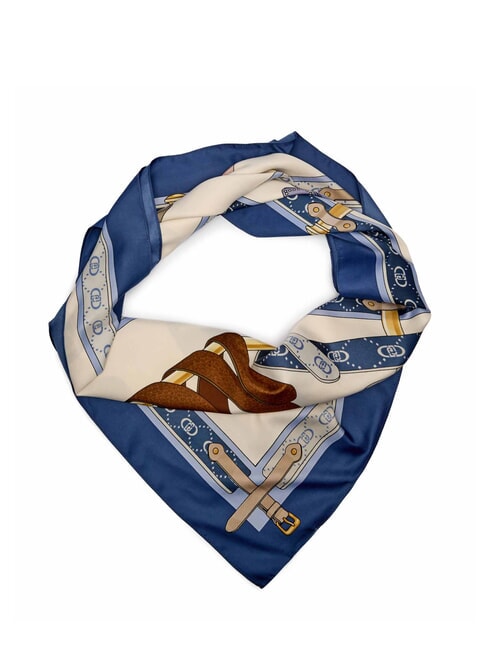 LIUJO MIX OF BELT  Szalik niebieski sodalit - Szaliki