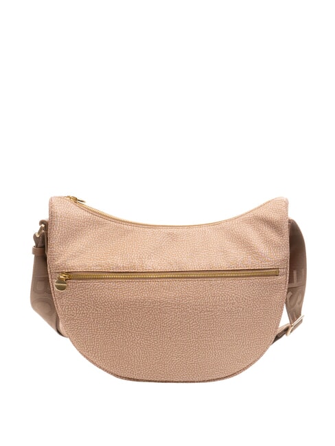 BORBONESE LUNA BAG MIDDLE ECO LINE Torba na ramię fiołkoworóżowy - Torby damskie