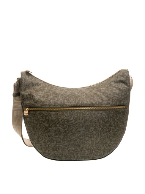 BORBONESE LUNA BAG MEDIUM Torba na ramię laur - Torby damskie