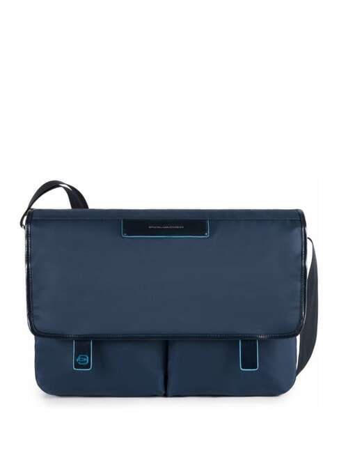 PIQUADRO Messenger CELION, uchwyt na laptopa 14" niebieski - Teczki robocze