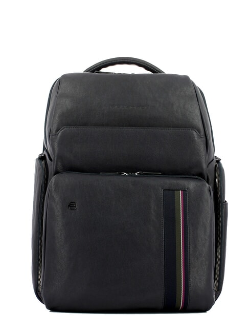 PIQUADRO  Plecak BLACK SQUARE niebieski - Plecaki na laptopa do pracy