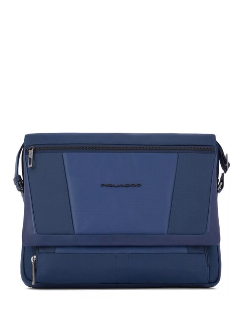 PIQUADRO WALLABY  Messenger dla komputerów 14" niebieski - Teczki robocze