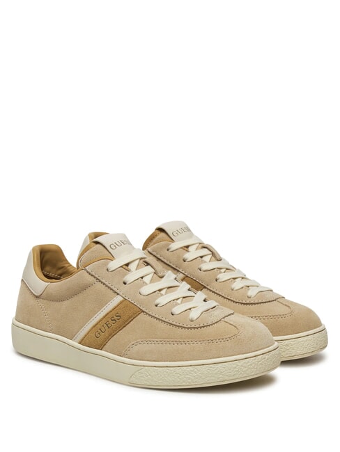 GUESS NOLINAS Adidasy BEŻOWY - Buty damskie