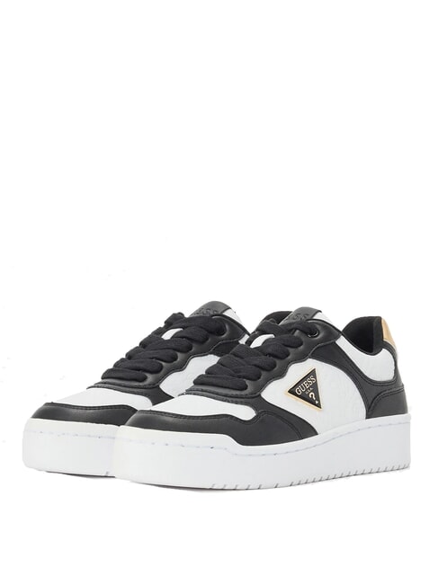 GUESS MIRAM6 Adidasy CZARNOBRĄZOWY - Buty damskie