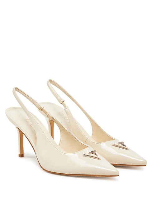 GUESS NASSIR Buty z wysokim dekoltem KREM - Buty damskie
