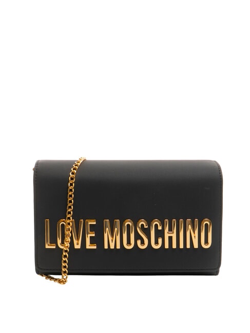 LOVE MOSCHINO SMART DAILY Kopertówka z łańcuszkiem Czarny - Torby damskie