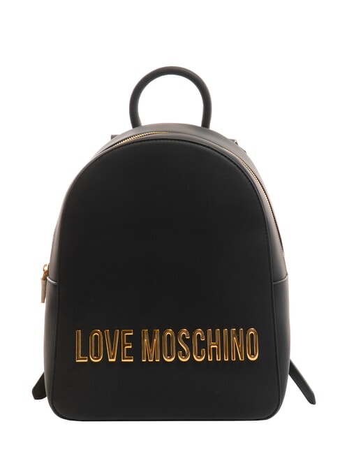LOVE MOSCHINO BOLD LOVE Plecak z wytłoczonym logo Czarny - Torby damskie