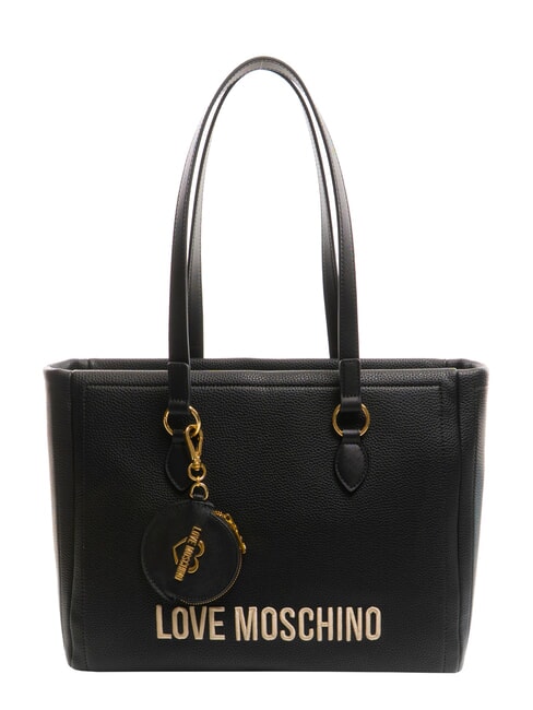 LOVE MOSCHINO CAMO CORE Torba na zakupy z saszetką Czarny - Torby damskie