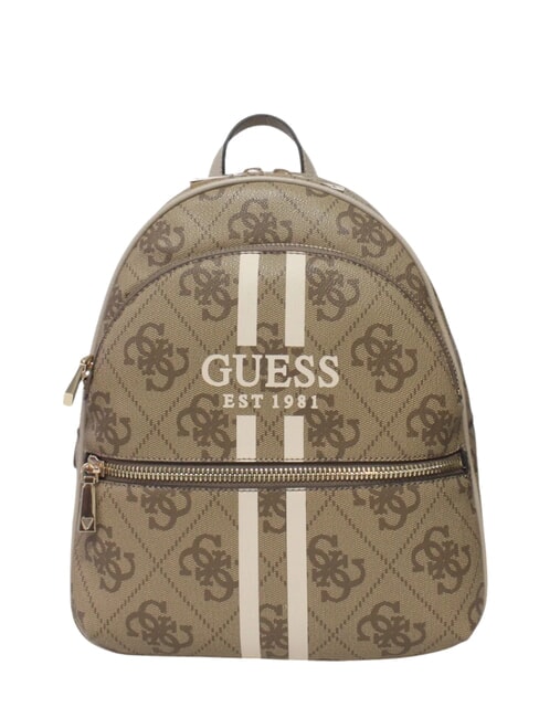 GUESS MANHATTAN 2 Duży plecak z nadrukowanym logo LOGO MLEKA - Torby damskie