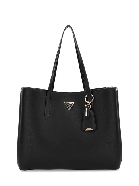 GUESS MERIDIAN 2 Torba na zakupy na ramię CZARNY - Torby damskie
