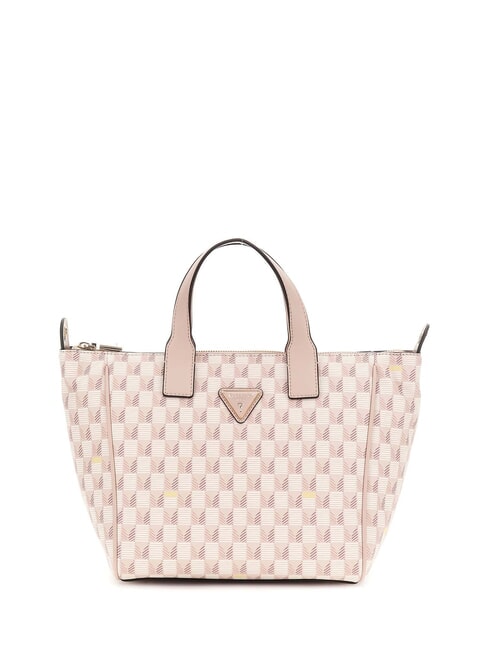 GUESS FOLLIE Torba typu tote z nadrukiem logo Jet Set logo rumieńca - Torby damskie