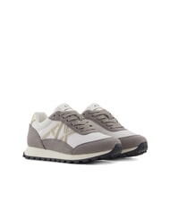 ARMANI EXCHANGE DROP MICROSUEDE Trampki z logo z boku - Buty damskie