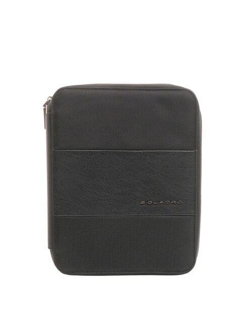 PIQUADRO BRIEF Schowek z uchwytem na tablet i kablami Czarny - Uchwyt i organizer na tablet