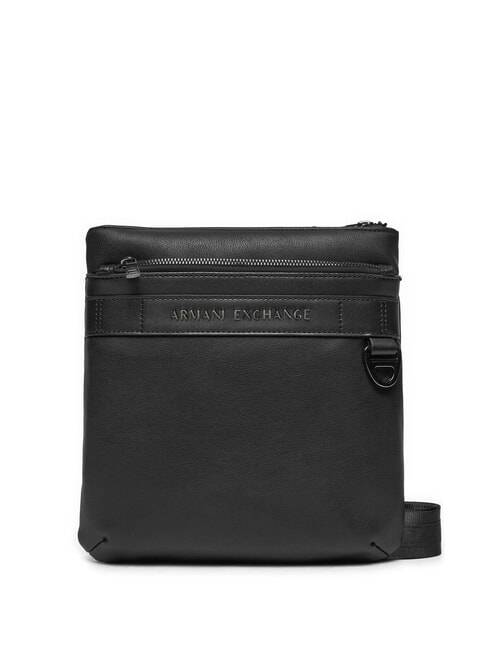 ARMANI EXCHANGE TULUM Płaska torba z kieszenią czarny - Torby na ramię męskie