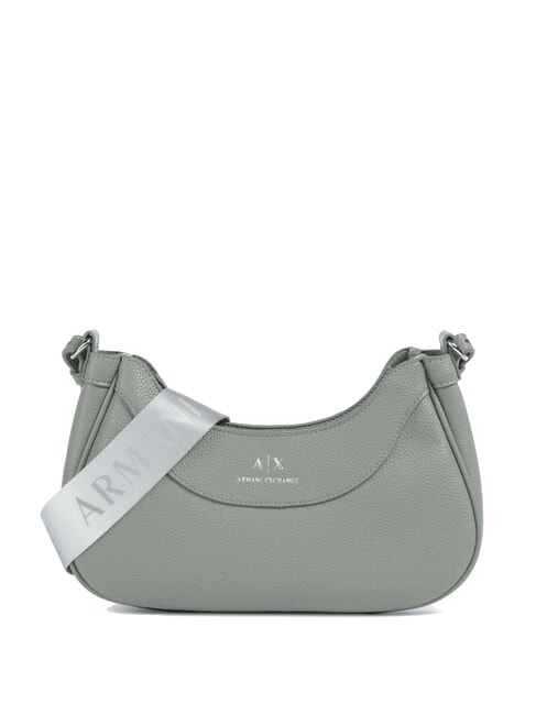ARMANI EXCHANGE SMALL HOBO Torba na ramię szałwia - Torby damskie