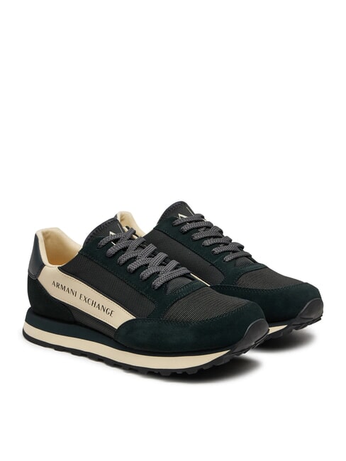 ARMANI EXCHANGE OSAKA Trampki męskie zestaw odrzutowy + krem - Buty męskie