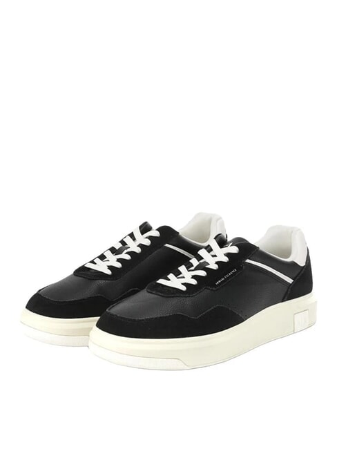 ARMANI EXCHANGE A|X Adidasy CZARNY/REFBLACK - Buty męskie