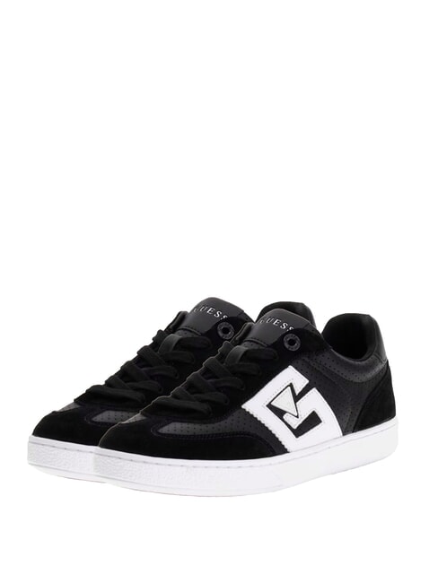 GUESS NOCHEE Trampki z wstawkami zamszowymi CZARNY - Buty damskie