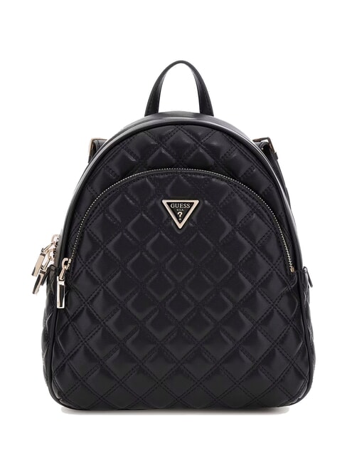 GUESS GIULLY 2 Plecak pikowany CZARNY - Torby damskie