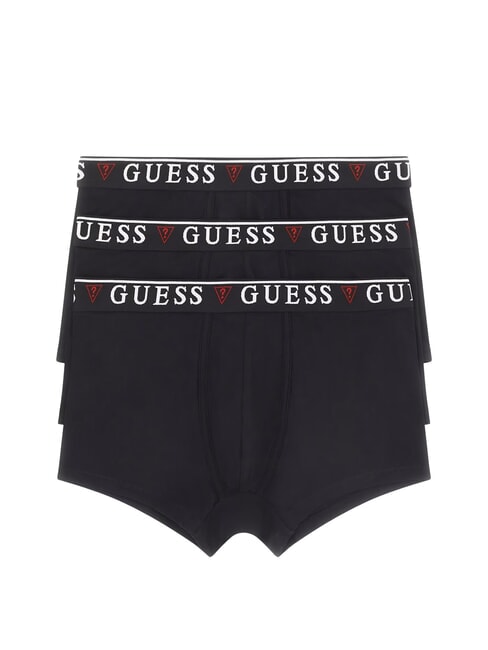 GUESS BRIAN HERO 3 pary bokserek kruczoczarny z szronem - Majtki męskie