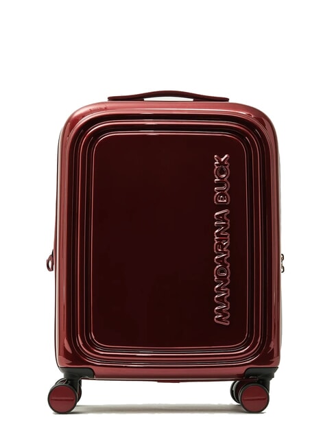 MANDARINA DUCK LOGODUCK+ METAL Rozszerzalny wózek na bagaż podręczny czerwony metal - Bagaż podręczny