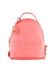 LOVE MOSCHINO LOVE EMBOSSED Plecak z naszytym logo - Torby damskie