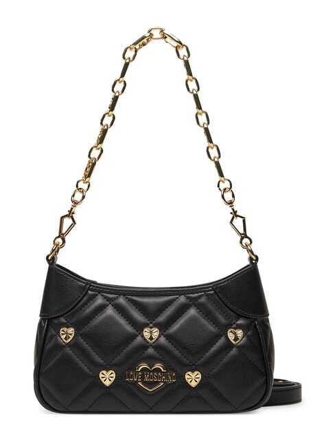 LOVE MOSCHINO SWEET STUDS Torba na ramię z paskiem na ramię Czarny - Torby damskie