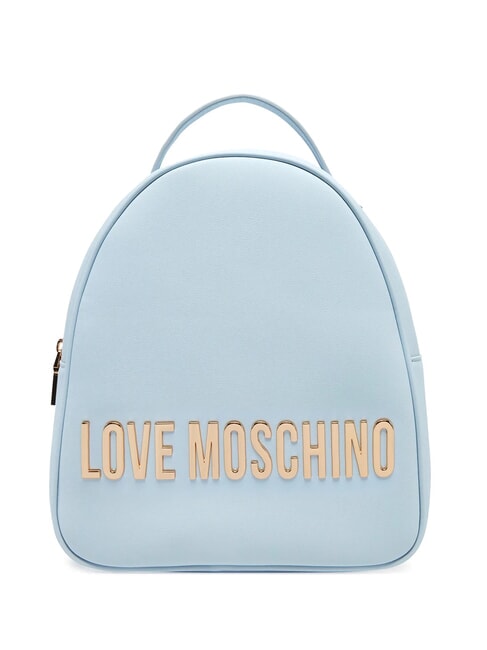LOVE MOSCHINO LETTERING Plecak Jasnoniebieski - Torby damskie