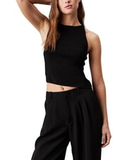 CALVIN KLEIN CK JEANS Asymetryczny top - Koszulki i topy damskie