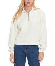 CALVIN KLEIN CK JEANS Bluza Teddy z zamkiem błyskawicznym - Bluzy damskie