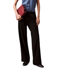 CALVIN KLEIN CK Spodnie palazzo z zakładkami - Spodnie damskie