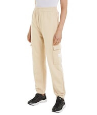 CALVIN KLEIN CK JEANS Spodnie dresowe z dużymi kieszeniami - Dresy sportowe damskie