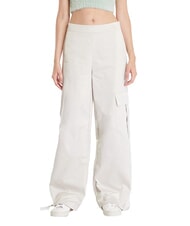 CALVIN KLEIN CK JEANS Spodnie cargo z niskim stanem - Spodnie damskie