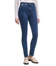 CALVIN KLEIN CK JEANS Obcisłe dżinsy z wysokim stanem drelich - Jeansy damskie - 1