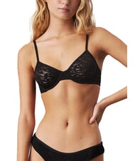 CALVIN KLEIN CK Biustonosz balkonetka koronkowy - Biustonosze damskie