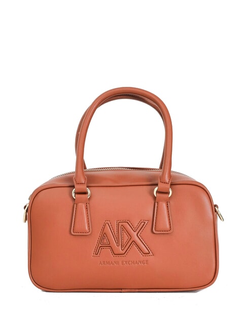 ARMANI EXCHANGE A|X BAULETTO S Torebka z paskiem na ramię skorupa kokosa - Torby damskie
