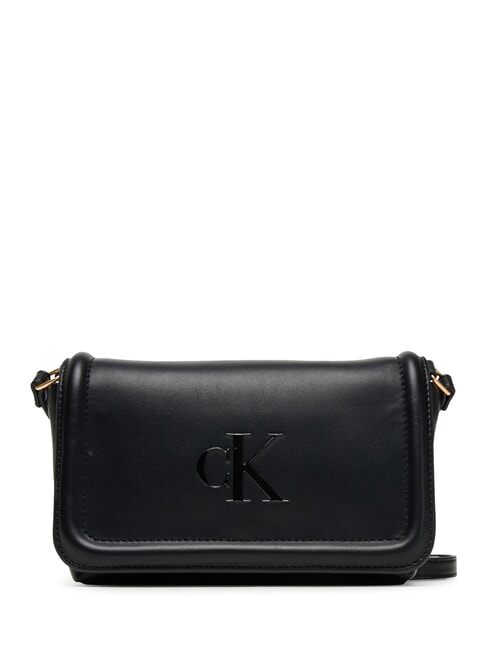 CALVIN KLEIN BOLD MONOGRAM Torba na ramię na czarno - Torby damskie