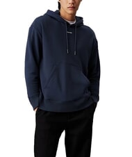 CALVIN KLEIN CK Bluza z kieszenią i kapturem atrament - Bluzy męskie - 1